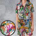 Spidey Sense Spider Man Satin Short-Sleeve Pajamas Set
