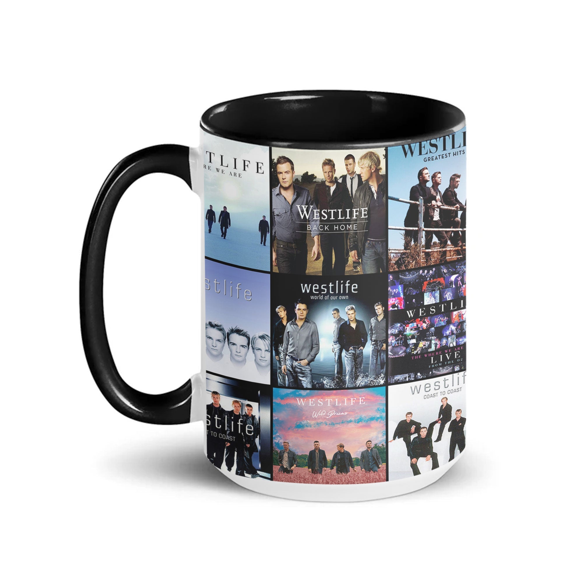 Westlife Accent Mug Pop Legends Album Collage Gift