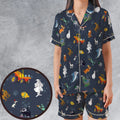 HB Scooby Clones Satin Short-Sleeve Pajamas Set