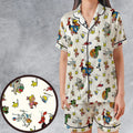 The Bob Clampett Characters Satin Short-Sleeve Pajamas Set