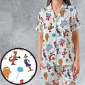 Seuss Swag Dr. Seuss Satin Short-Sleeve Pajamas Set