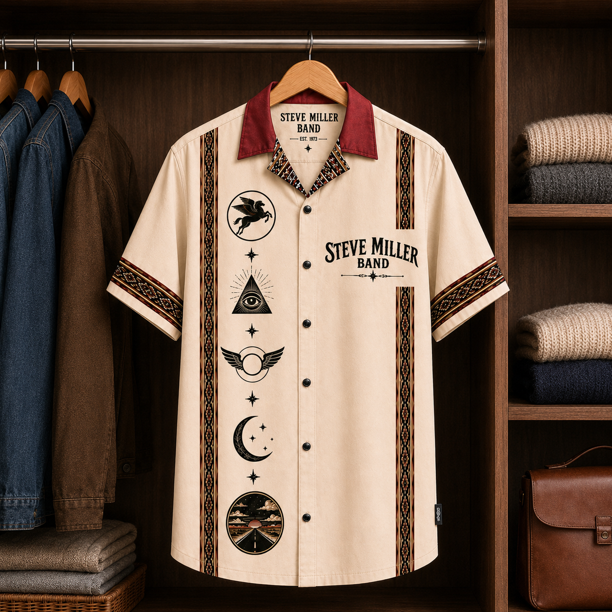 Steve Miller Band Luxury Design Hawaiian Shirt – Classic Rock Inspired Hawaiian Shirt