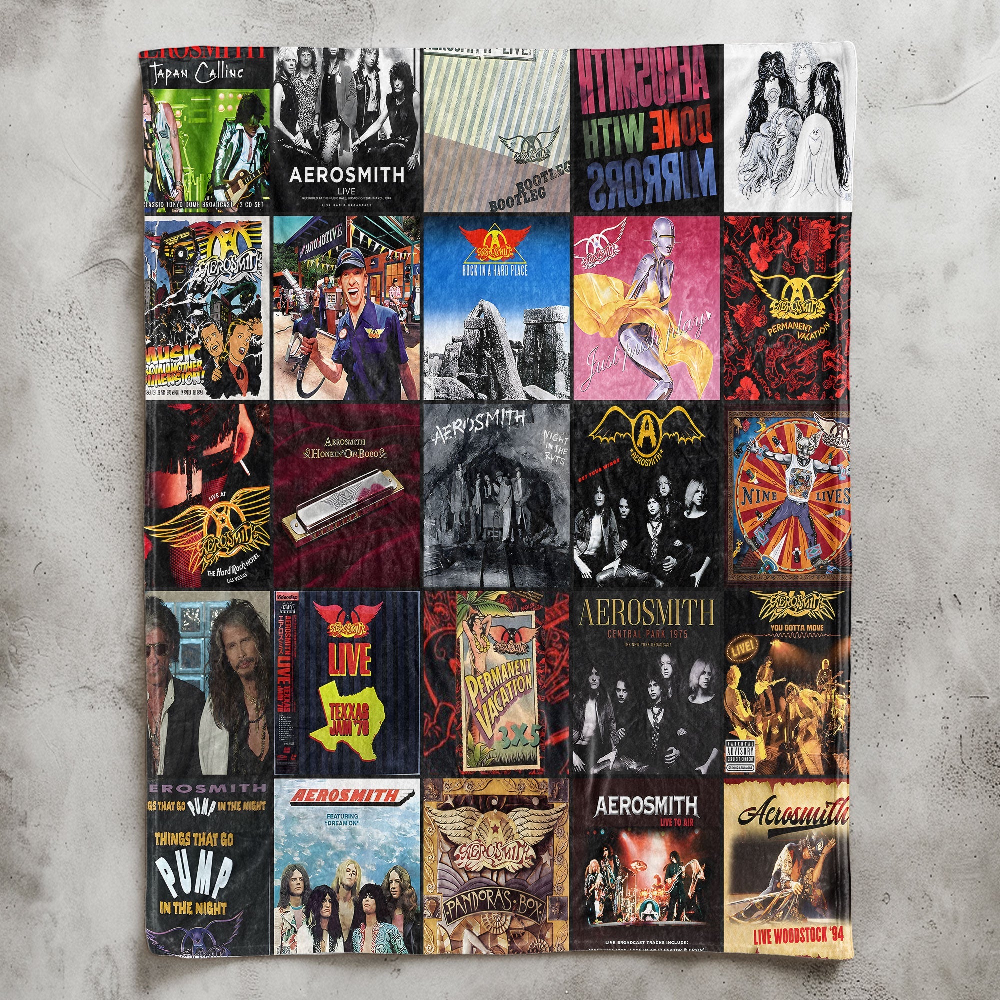 Aerosmith Sherpa Blanket A Rock ’n’ Roll Legacy for True Fans