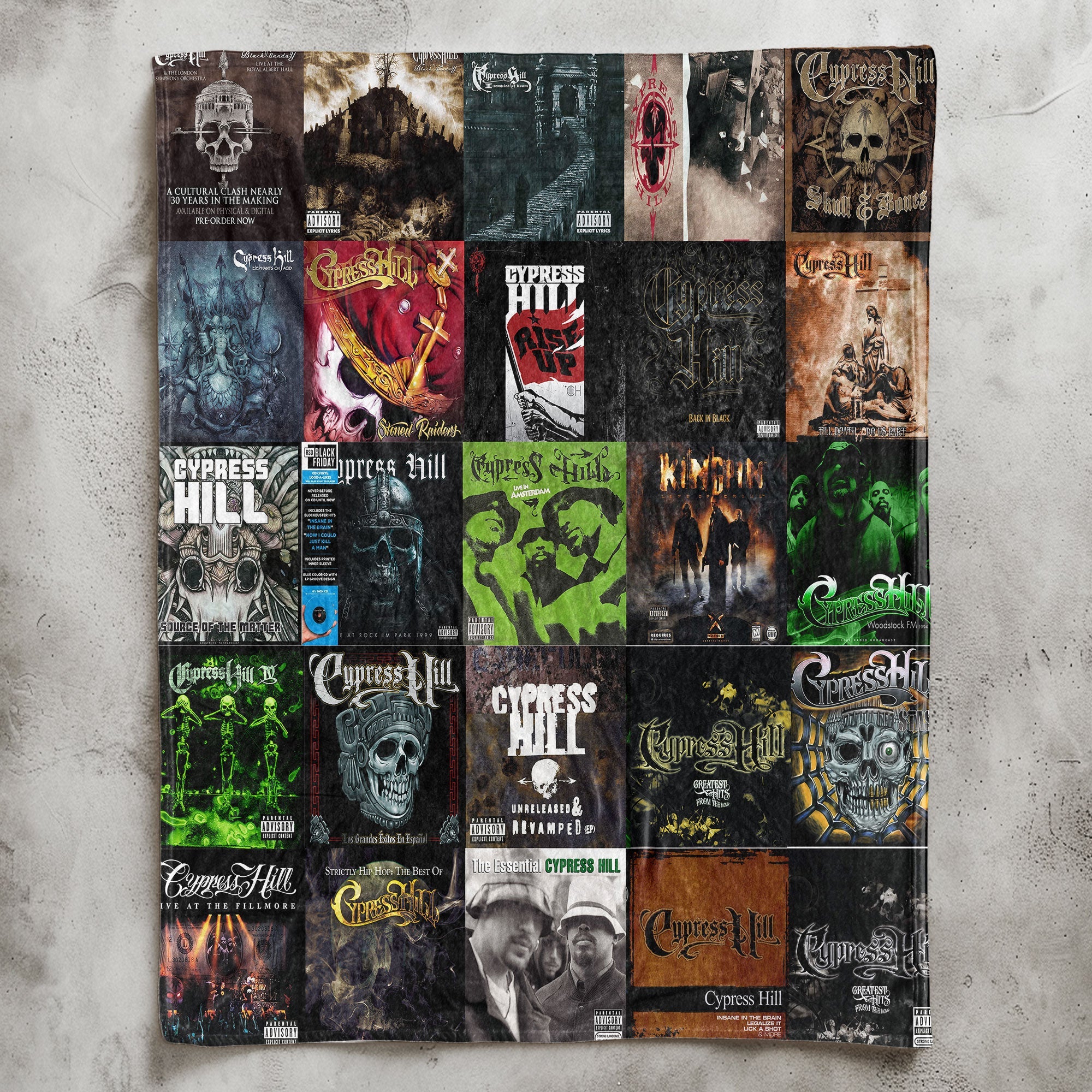 Cypress Hill Sherpa Blanket A Hardcore Tribute for True Legends Fans
