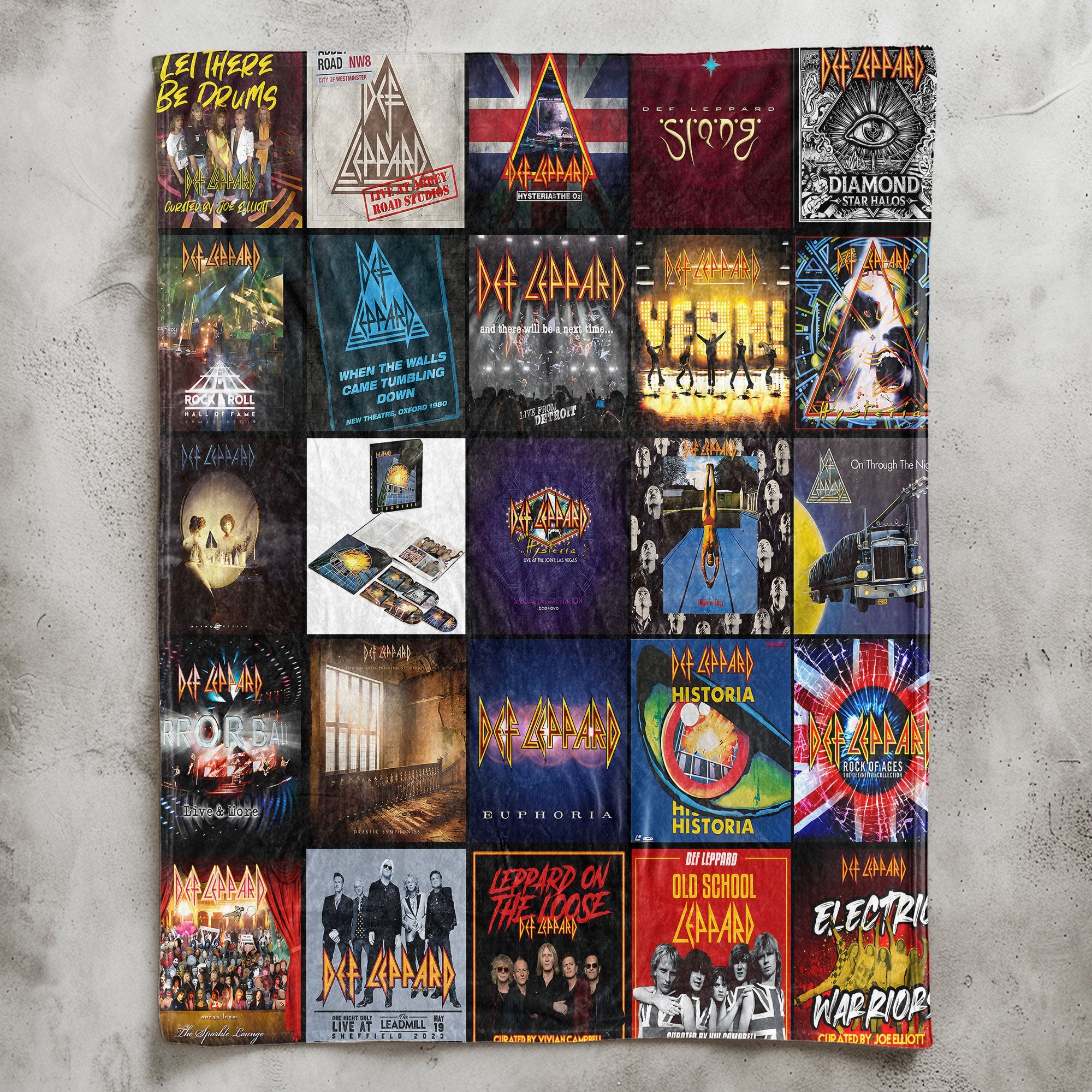 Def Leppard Sherpa Blanket A High-Energy Rock Tribute for True Fans