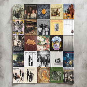 Fleetwood Mac Sherpa Blanket Warmth Wrapped in Legendary Album Art