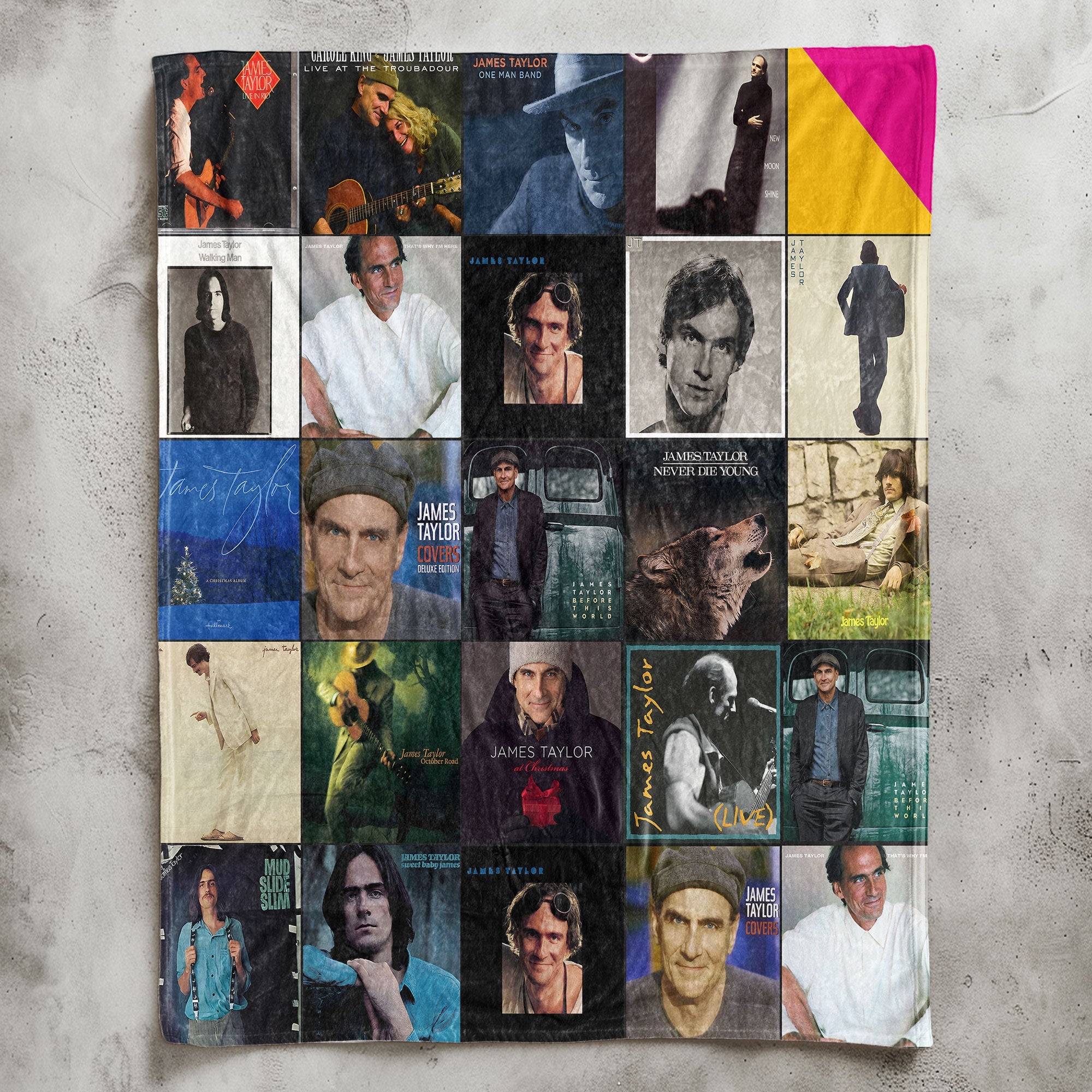 James Taylor Sherpa Blanket A Warm Folk-Rock Tribute for True Fans