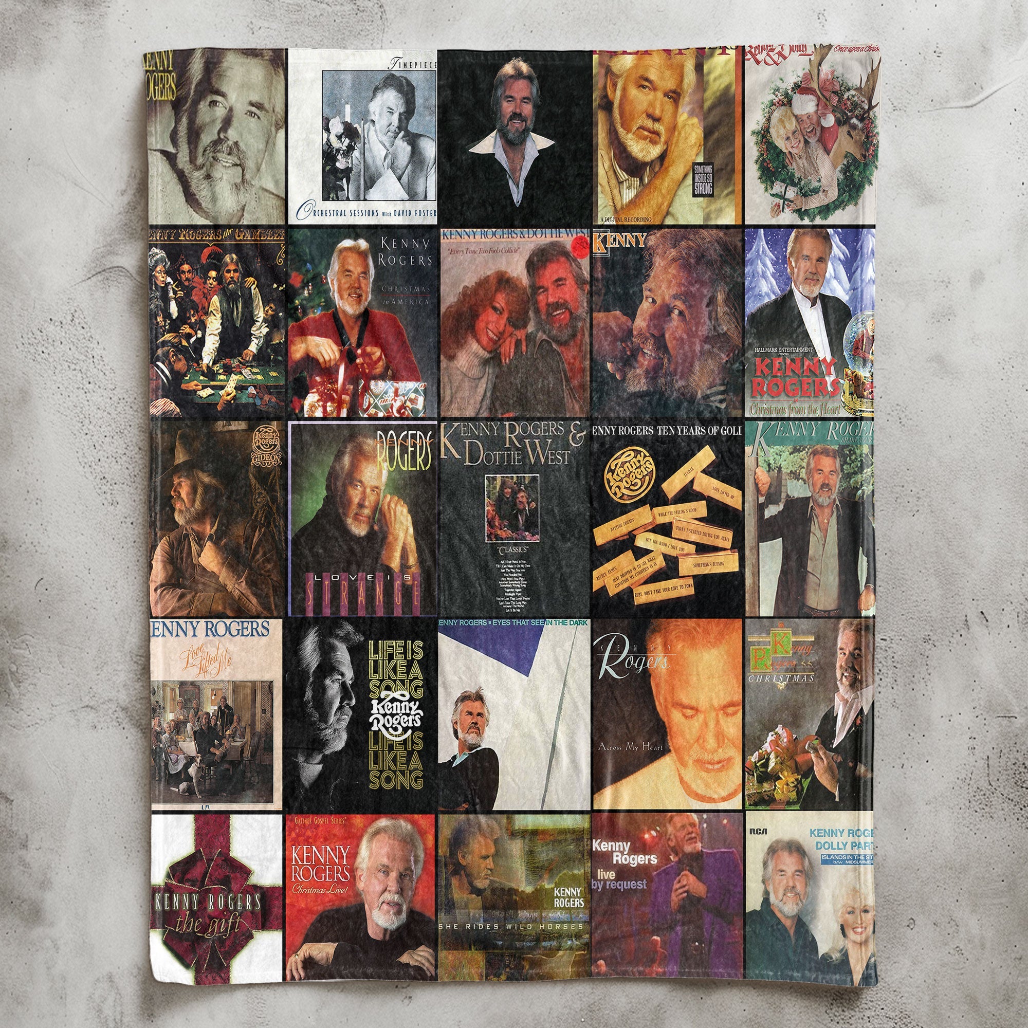 Kenny Rogers Sherpa Blanket A Warm Tribute to Timeless Country Memories