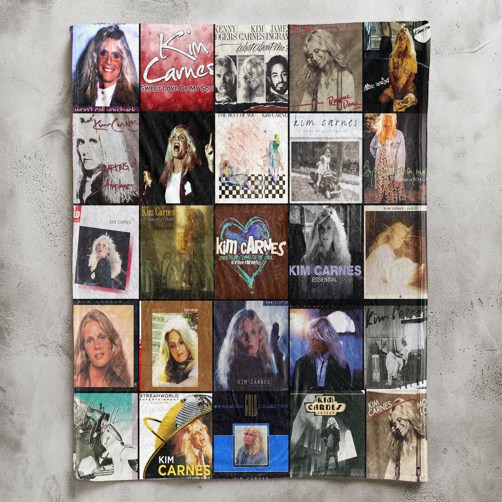 Kim Carnes Sherpa Blanket A Retro Tribute to an Iconic Voice