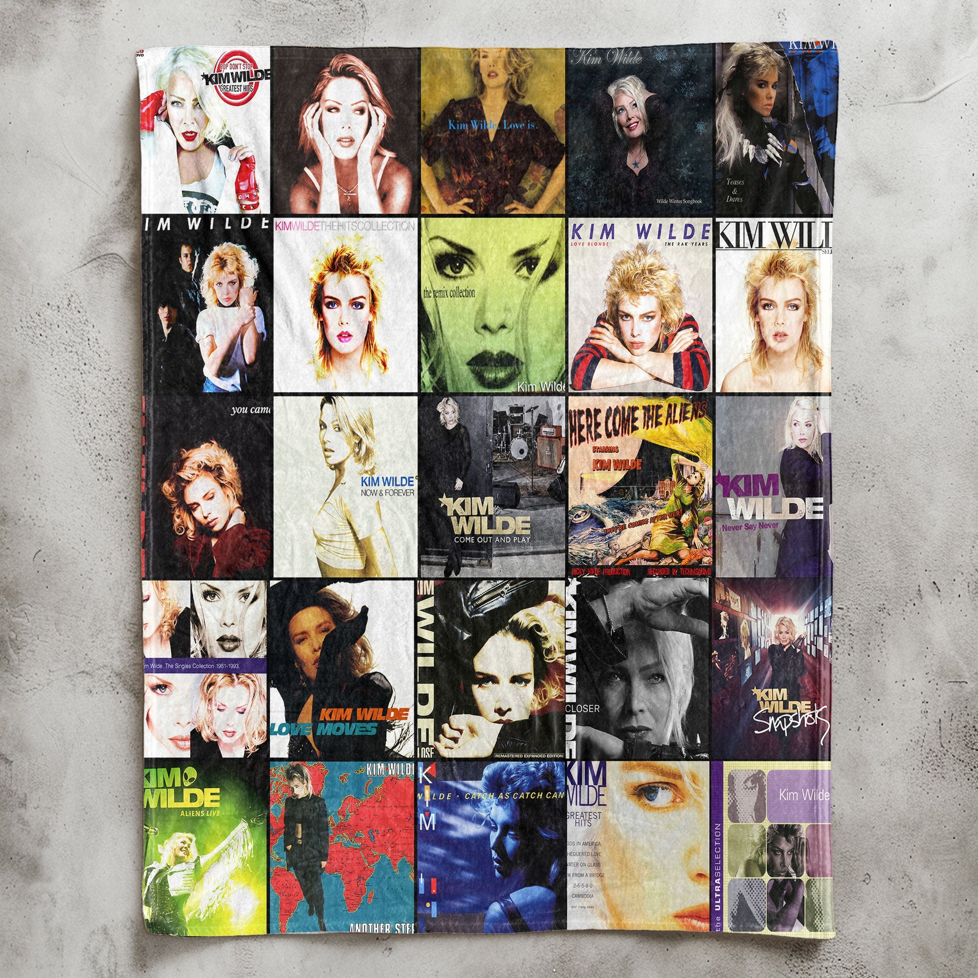 Kim Wilde Sherpa Blanket A Retro Pop Dream for True ’80s Fans