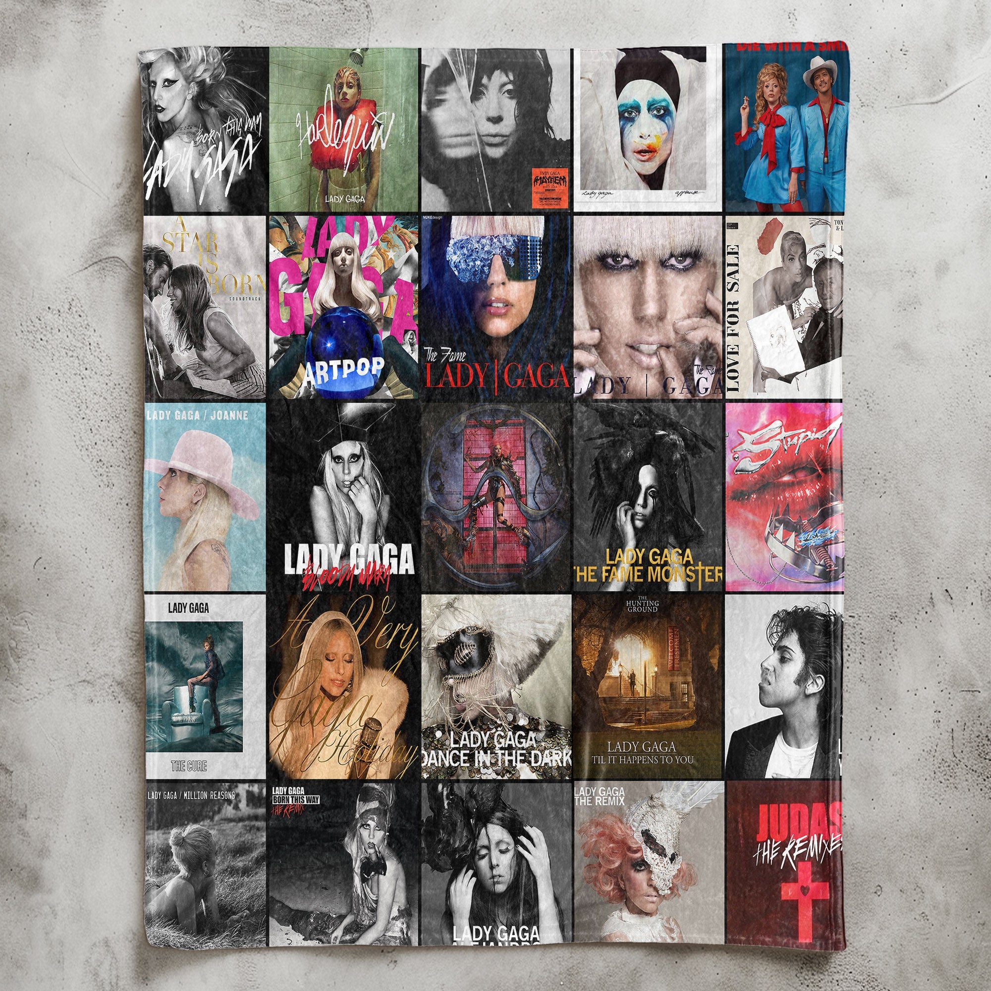 Lady Gaga Sherpa Blanket A Bold Pop-Art Tribute for True Fans