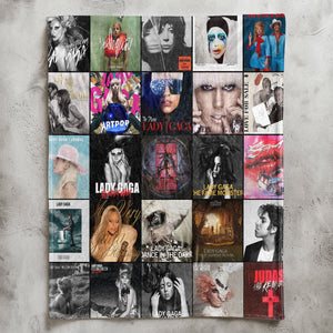 Lady Gaga Sherpa Blanket A Bold Pop-Art Tribute for True Fans