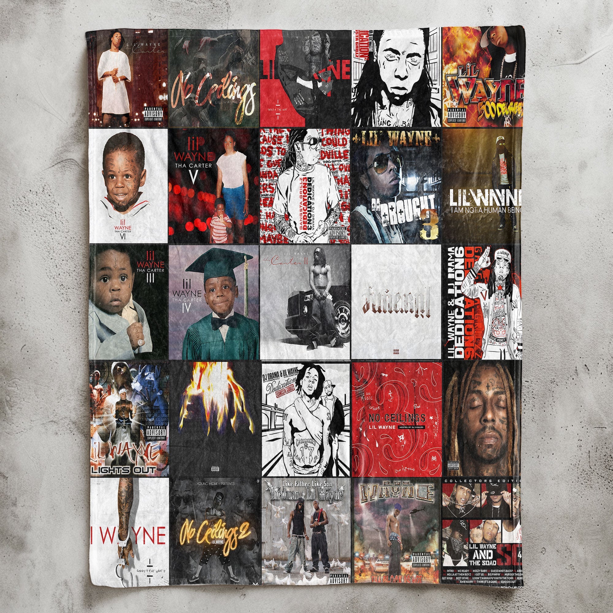 Lil Wayne Sherpa Blanket A Mixtape Legend Tribute for True Fans