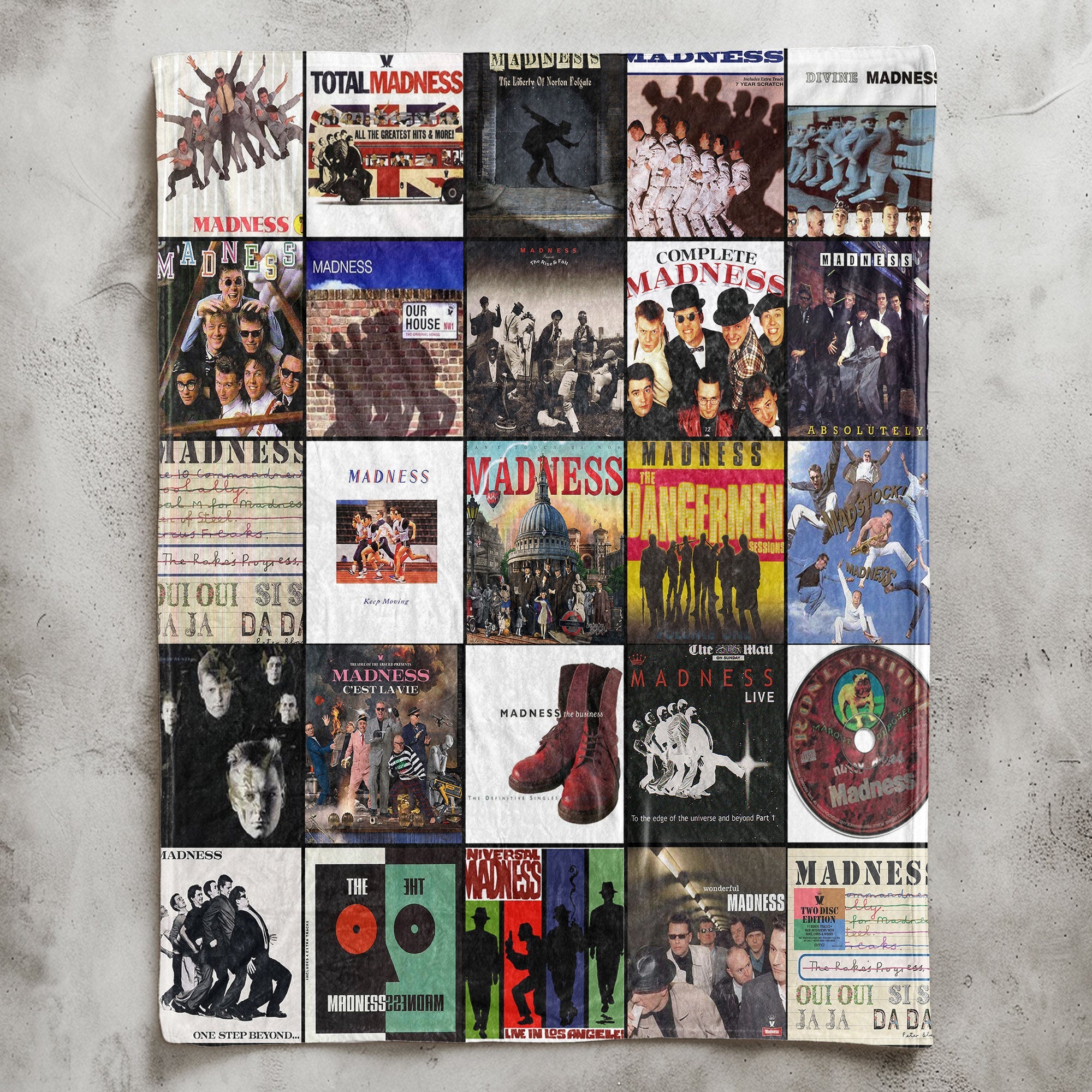 Madness Sherpa Blanket A Ska & Pop Tribute for True Fans