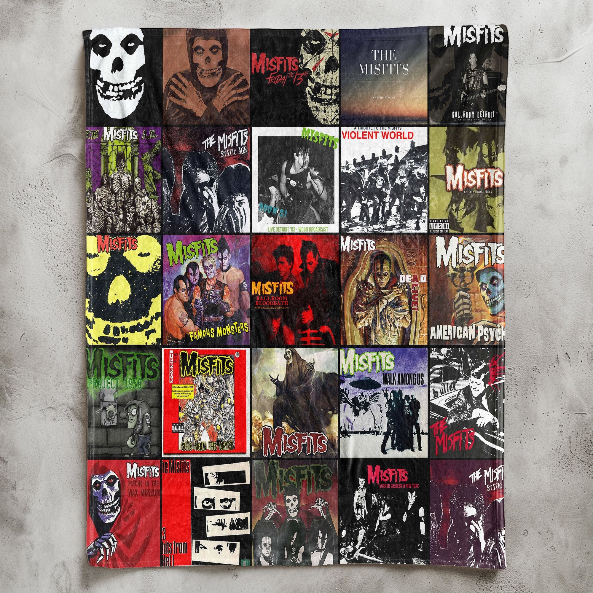 Misfits Sherpa Blanket A Horror Punk Legacy for True Fans