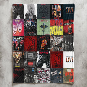 Mötley Crüe Sherpa Blanket Wild Energy for True Rock Rebels