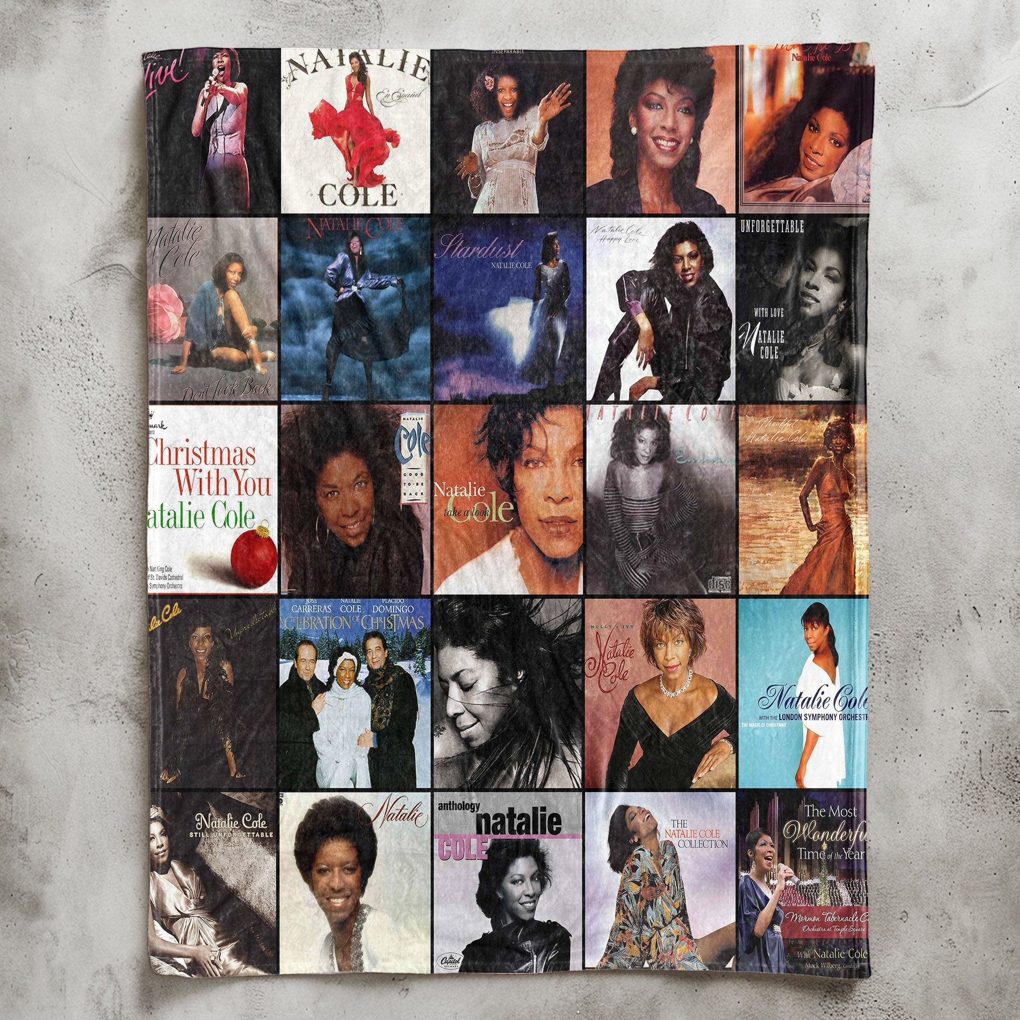 Natalie Cole Sherpa Blanket A Soulful, Timeless Tribute for True Fans