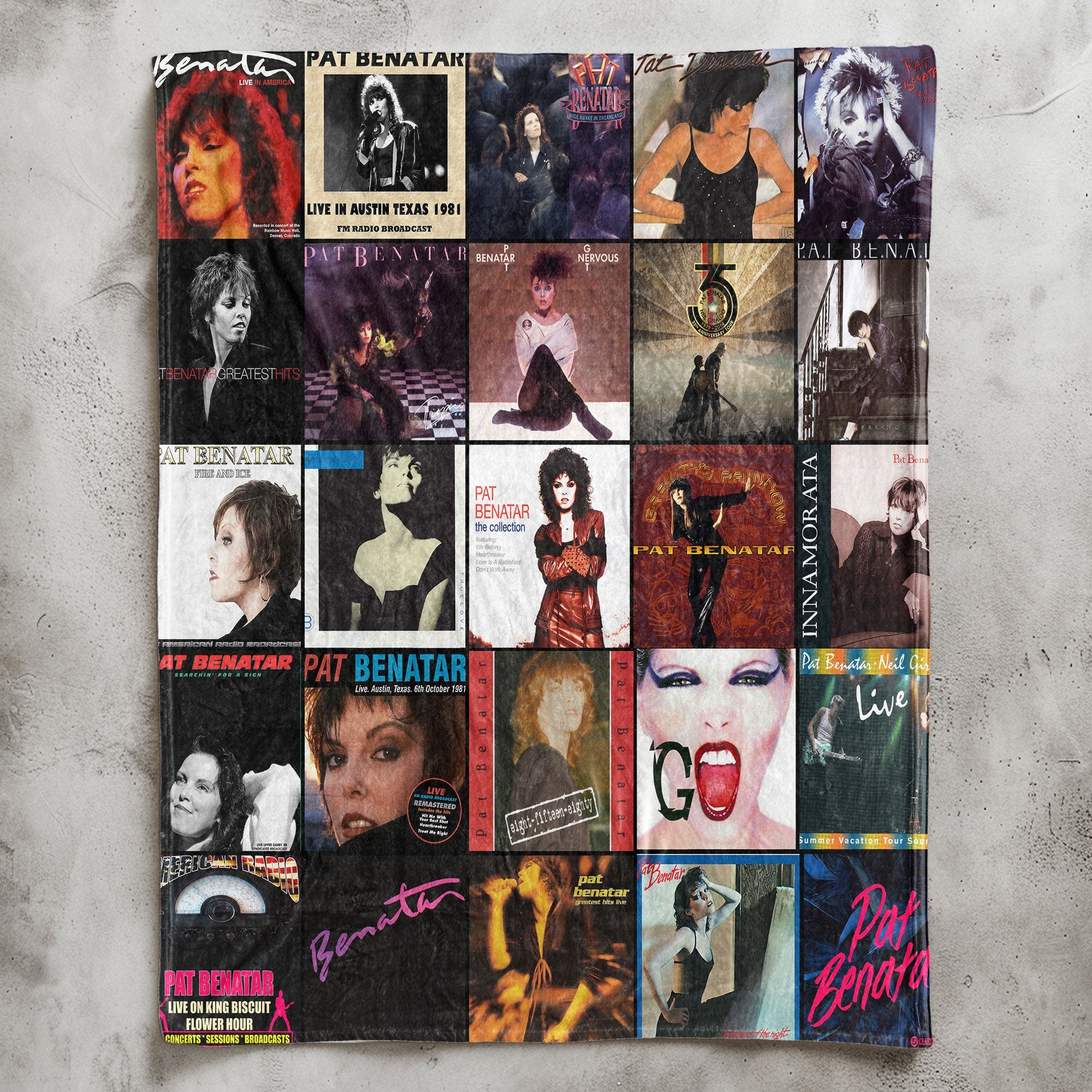 Pat Benatar Sherpa Blanket A Fierce Rock-’n’-Roll Throwback
