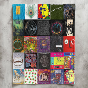 XTC Sherpa Blanket Art-Pop Warmth Wrapped in Iconic Album Imagery