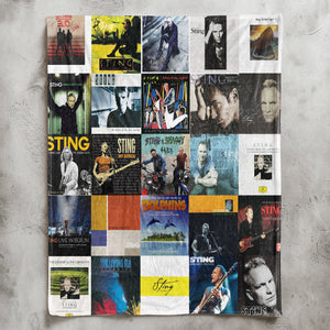 Sting Sherpa Blanket Timeless Elegance Wrapped in Iconic Album Art