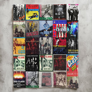The Clash Sherpa Blanket Punk Rock Warmth Wrapped in Iconic Album Art