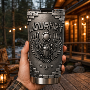Journey 3D Printed Stainless Steel Tumbler Don't Stop Believin' Travel Mug Double Wall Vacuum Insulated Cup