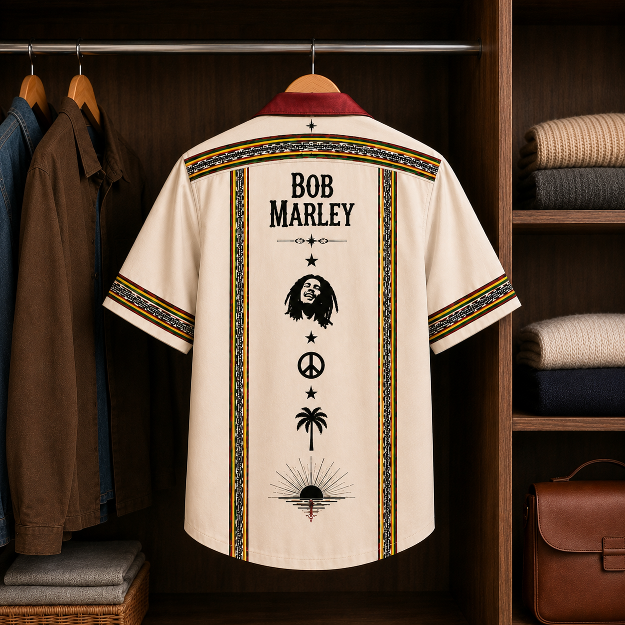 Bob Marley Luxury Design Hawaiian Shirt – Reggae Inspired Hawaiian Shirt