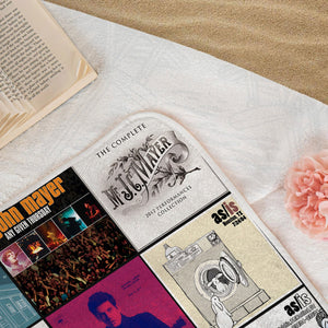 John Mayer Beach Towel Album Cover Collage Classic Pop And Rock Towel