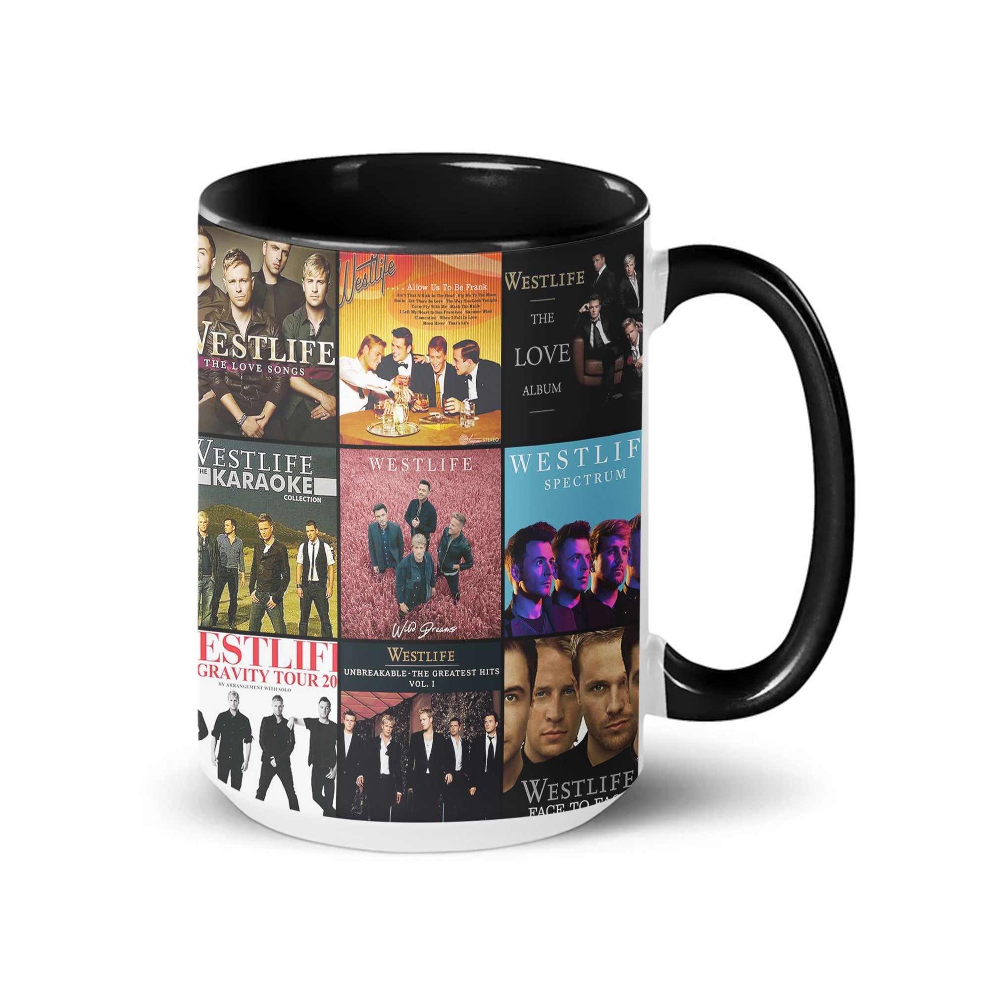 Westlife Accent Mug Pop Legends Album Collage Gift