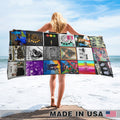 Blink-182 Beach Towel Album Cover Collage Pop Punk Towel