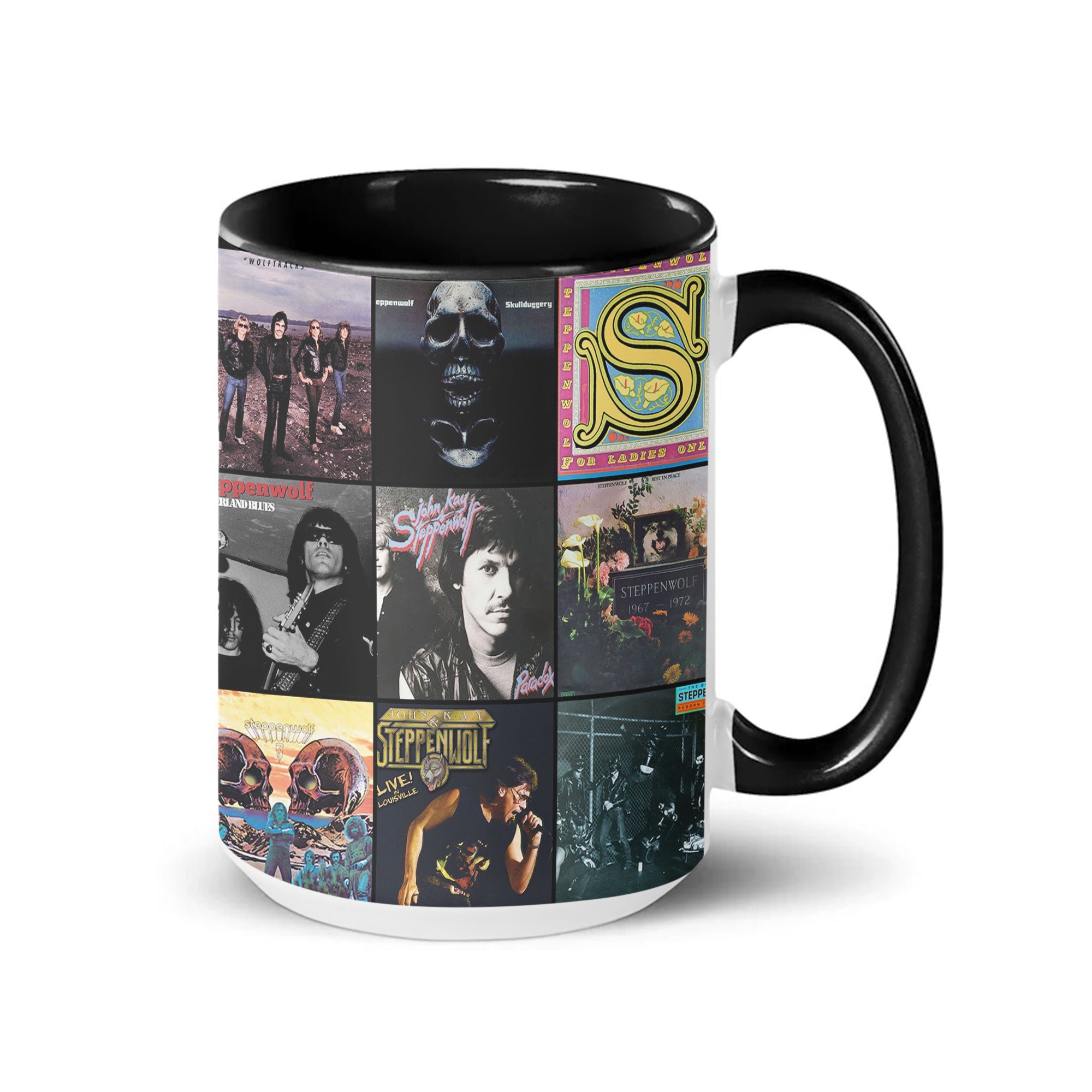 Steppenwolf Accent Mug Classic Rock Album Cover Collage Gift