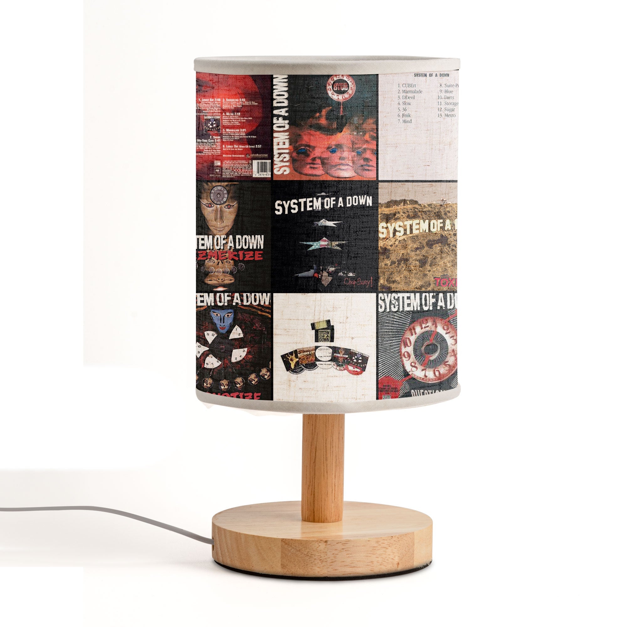 System Of A Down Albums Lamp Illuminate Your Space with Metal Mayhem