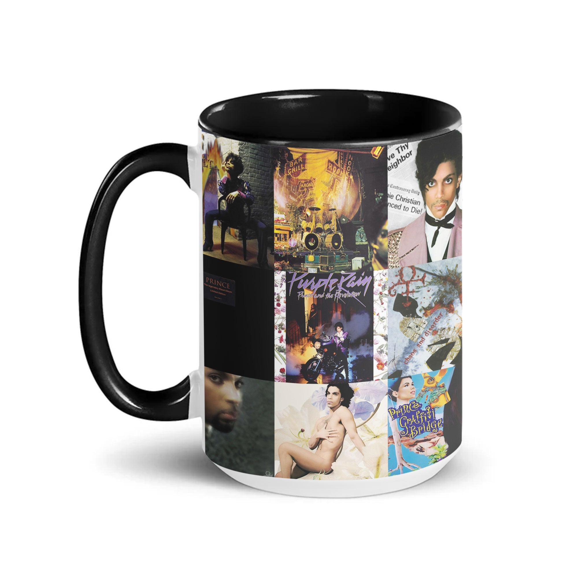 Prince Accent Mug A Retro Celebration of Iconic Albums