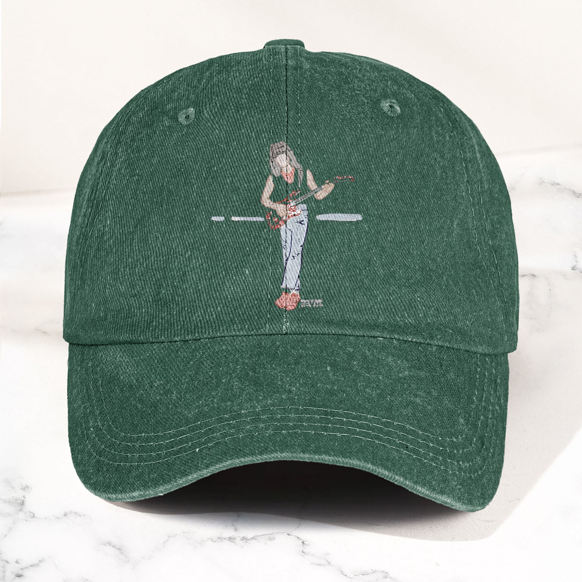 Eddie Van Halen Denim Cap Van Halen Tribute Merch Dad Hat (With Box)