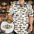 Wrestling Title Belts Hawaiian Shirt