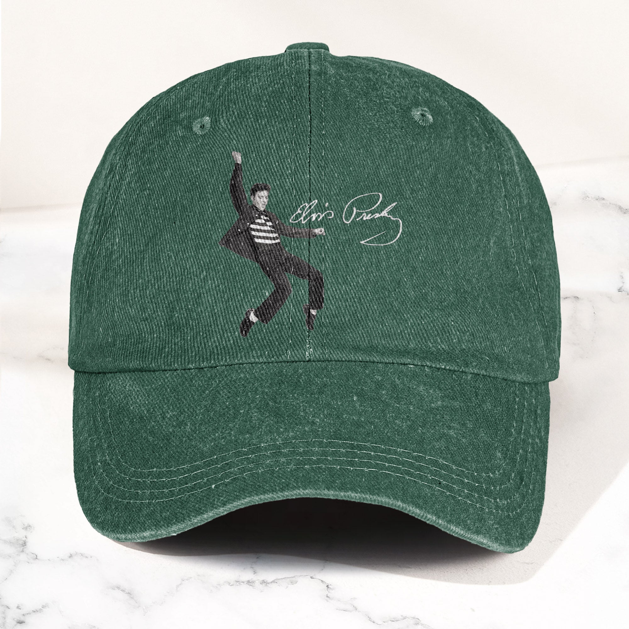 Elvis Presley Jailhouse Rock Pose Hat Classic Rock Music Tribute Cap (With Box)
