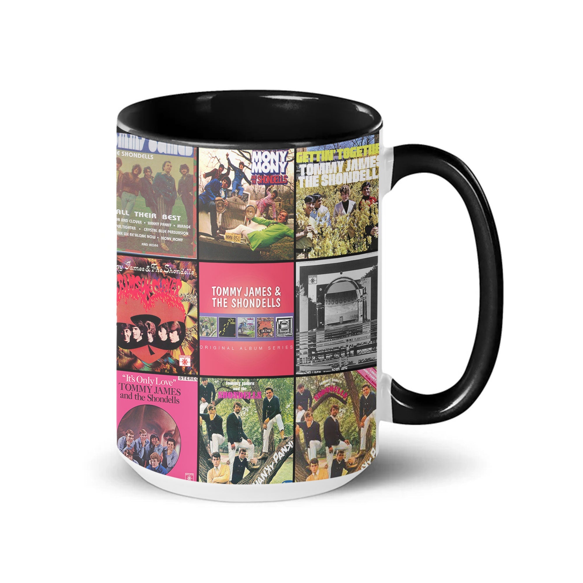 Tommy James & The Shondells Accent Mug Classic Hits Album Cover Collage Gift