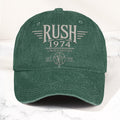 Rush 1974 Starman Logo Denim Cap Vintage Dad Cap Gift For Dad (With Box)