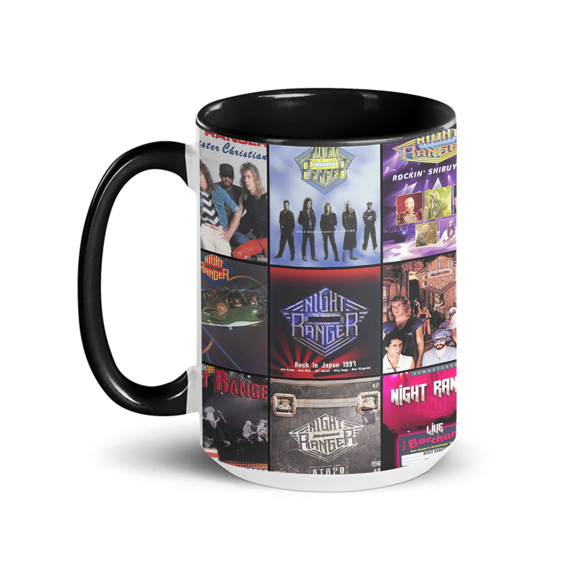 Night Ranger Accent Mug Classic Rock Album Collage Gift
