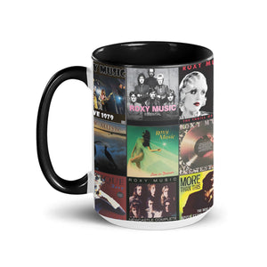 Roxy Music Accent Mug Classic Album Cover Collage Gift for Art Rock Fans