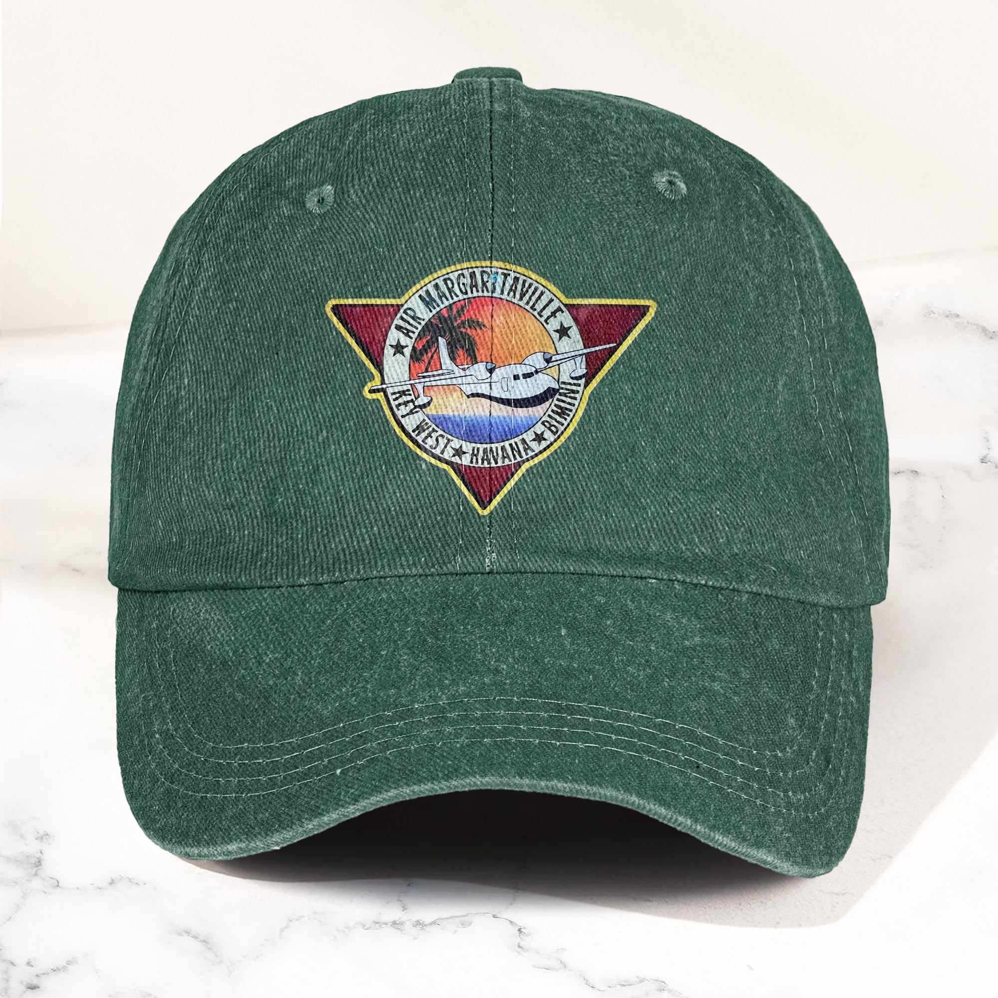 Air Margaritaville Denim Cap Retro Jimmy Buffett Inspired Dad Hat (With Box)