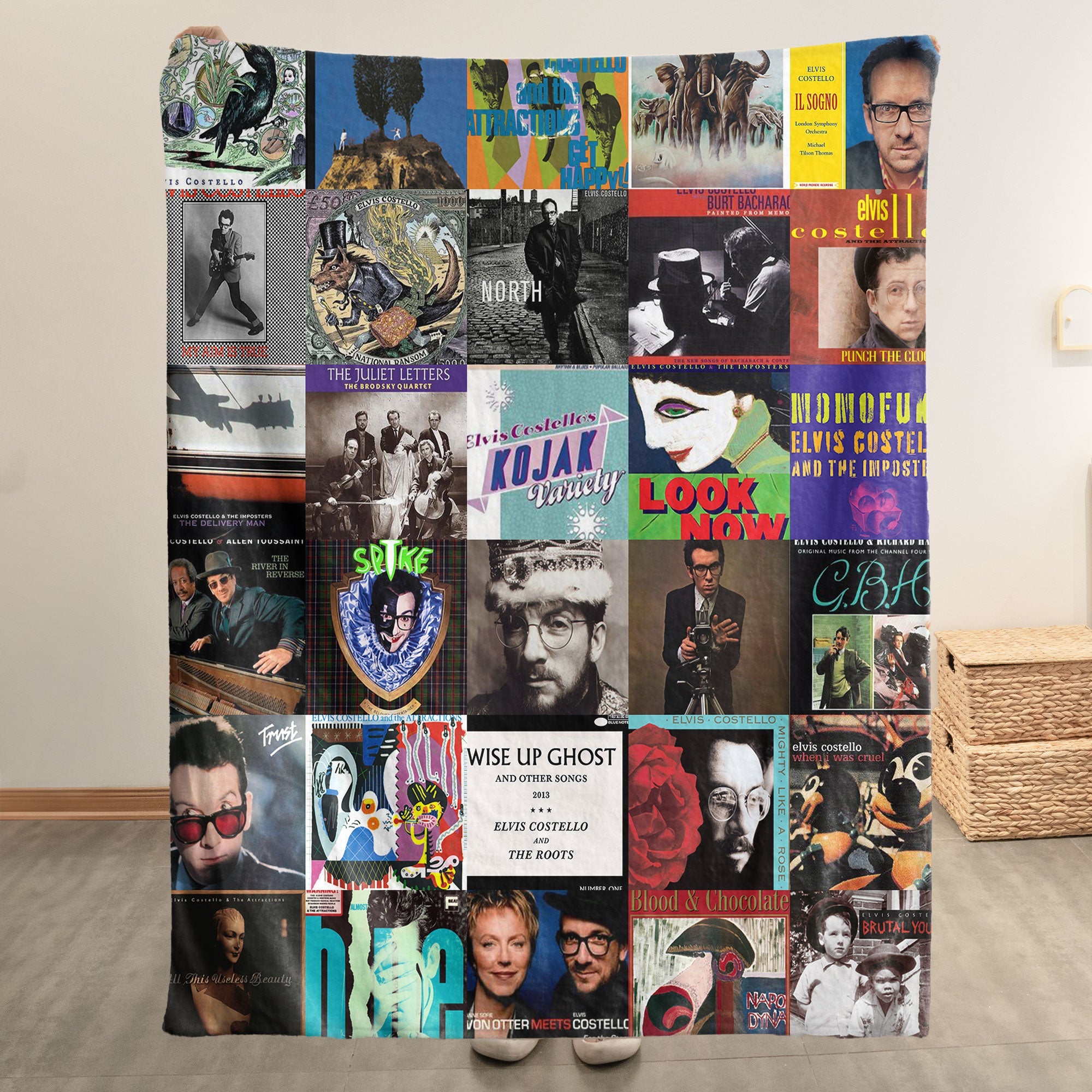 Elvis Costello Sherpa Blanket A Timeless Journey Through His Iconic Eras