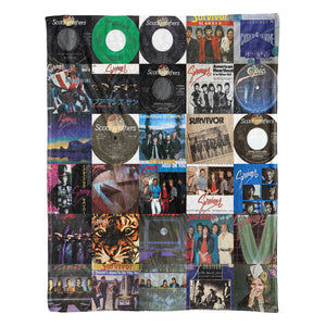 Survivor Sherpa Blanket Iconic Rock Anthems & Timeless Hits Tribute