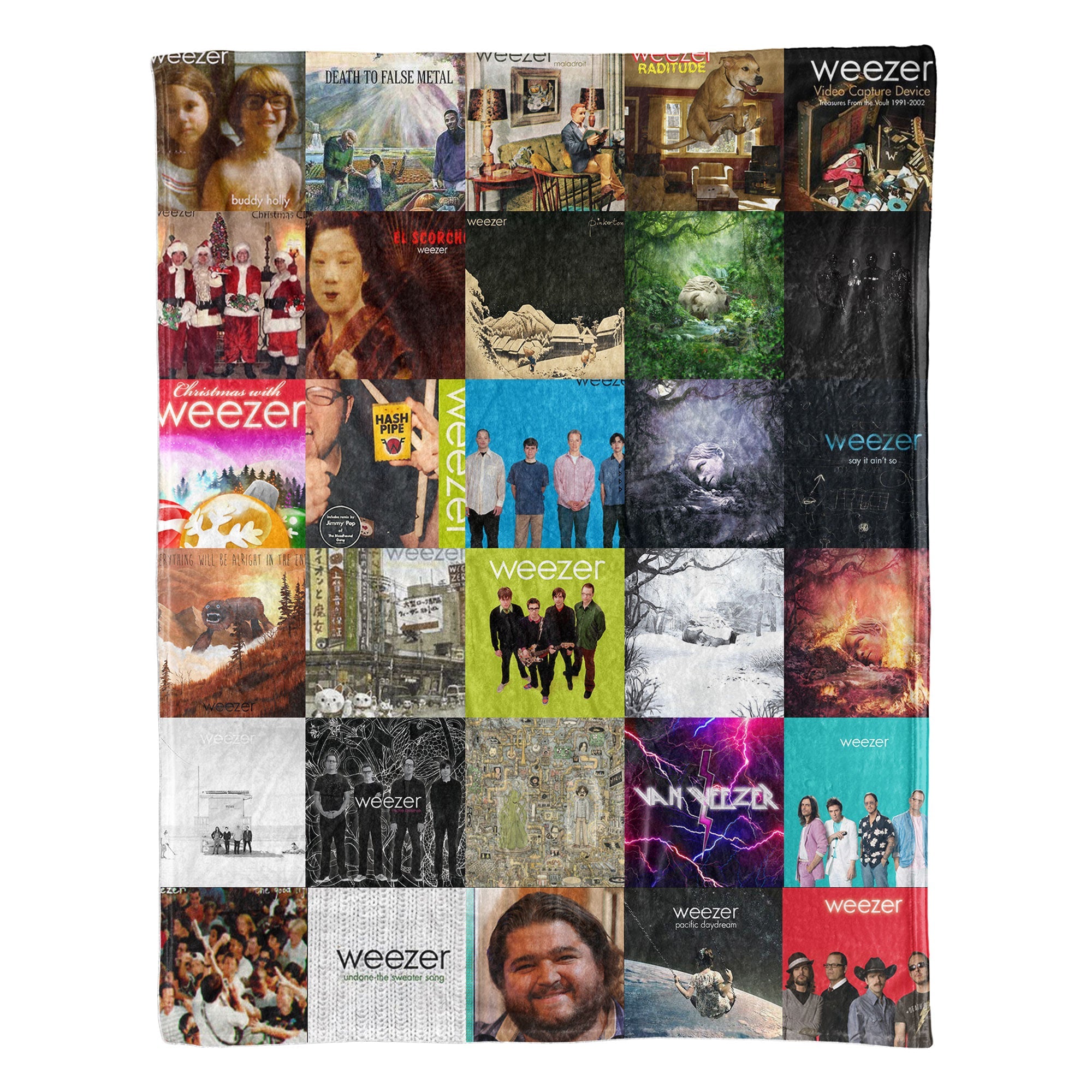 Weezer Sherpa Blanket A Cozy Tribute to Alt-Rock’s Most Iconic Eras