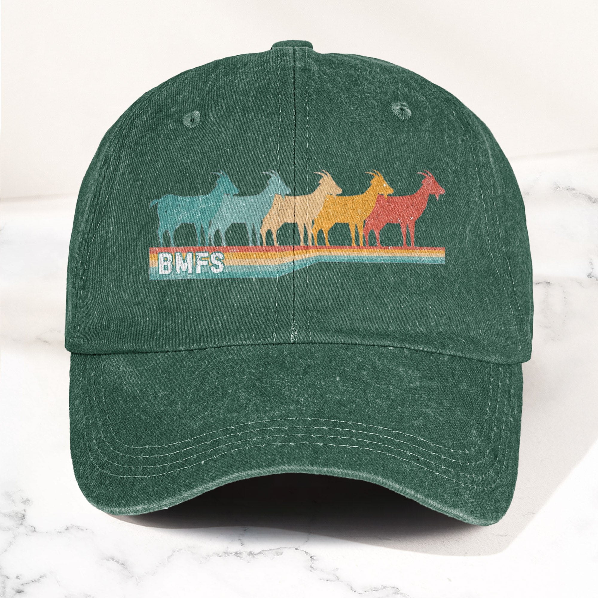Billy Strings Cosmic Bluegrass BMFS GOAT Retro Vintage Music Merch Denim Cap Retro Vintage Dad Cap Gift For Dad (With Box)