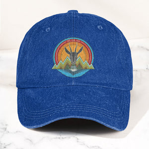 Phish Antelope Run Logo Denim Cap Retro Music Phish Cap Gift For Dad (With Box)