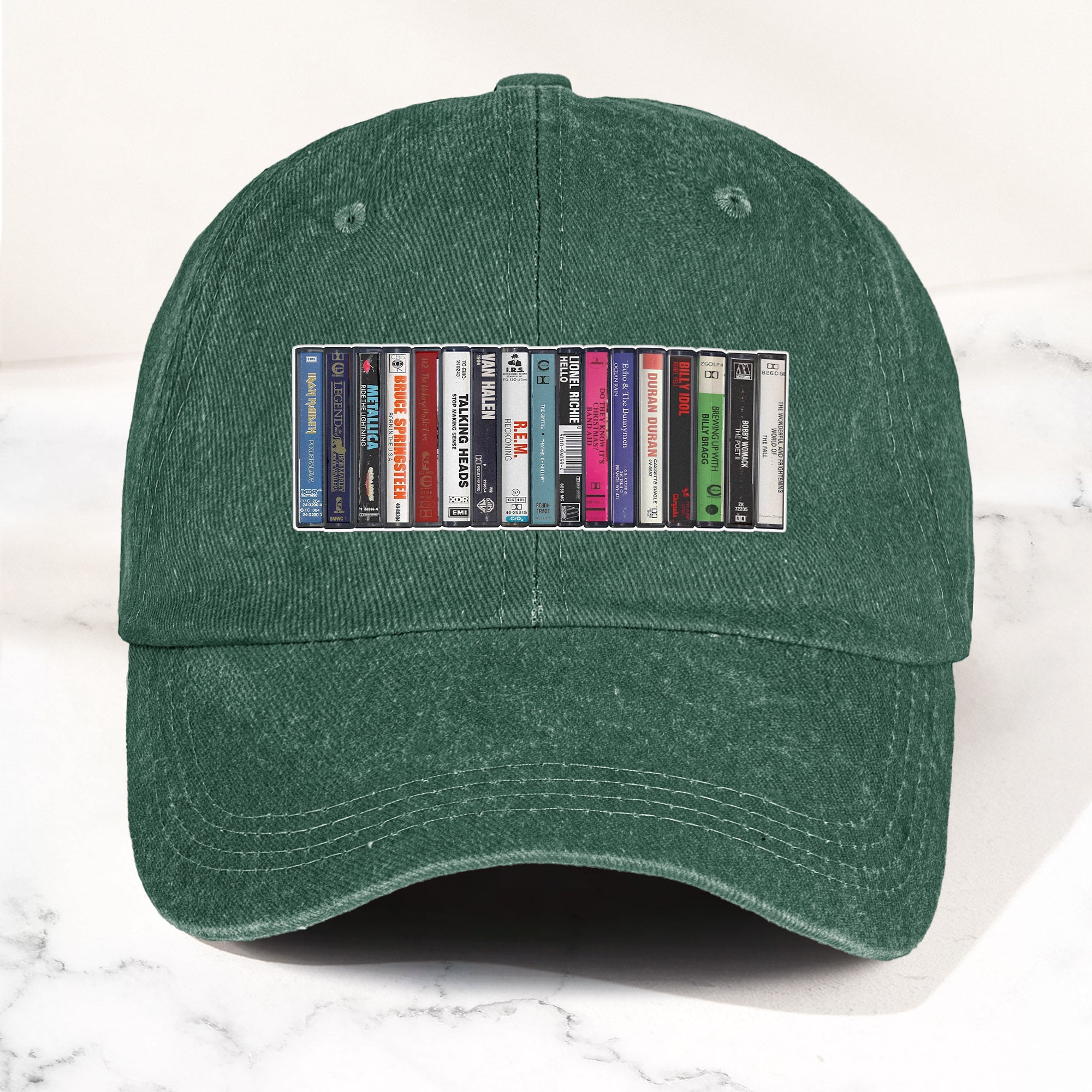 1984 Cassette Tape Collection Denim Dad Cap Retro Music Mixtape Aesthetic Hat (With BOX)