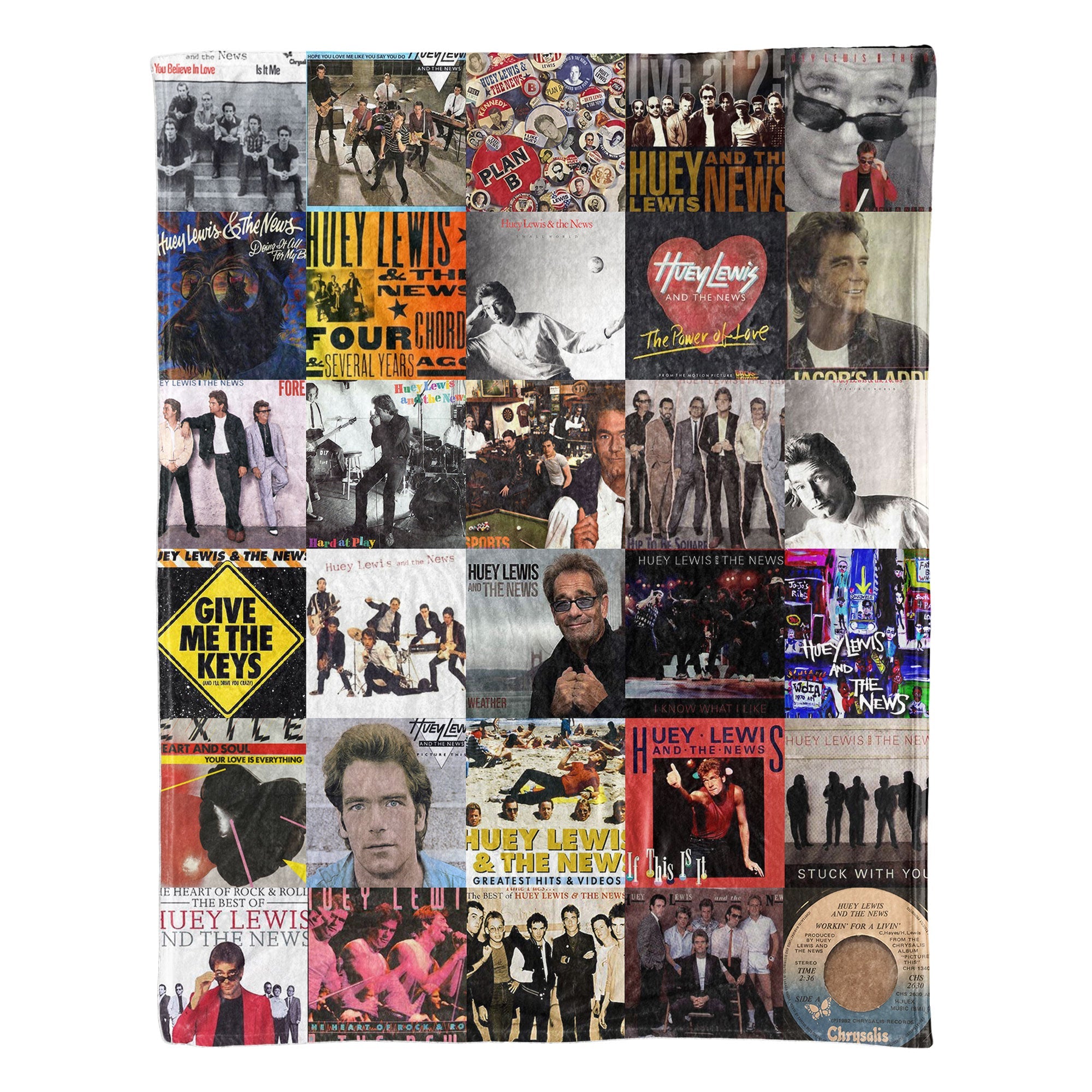 Huey Lewis & The News Sherpa Blanket A Feel-Good Throwback for True Fans