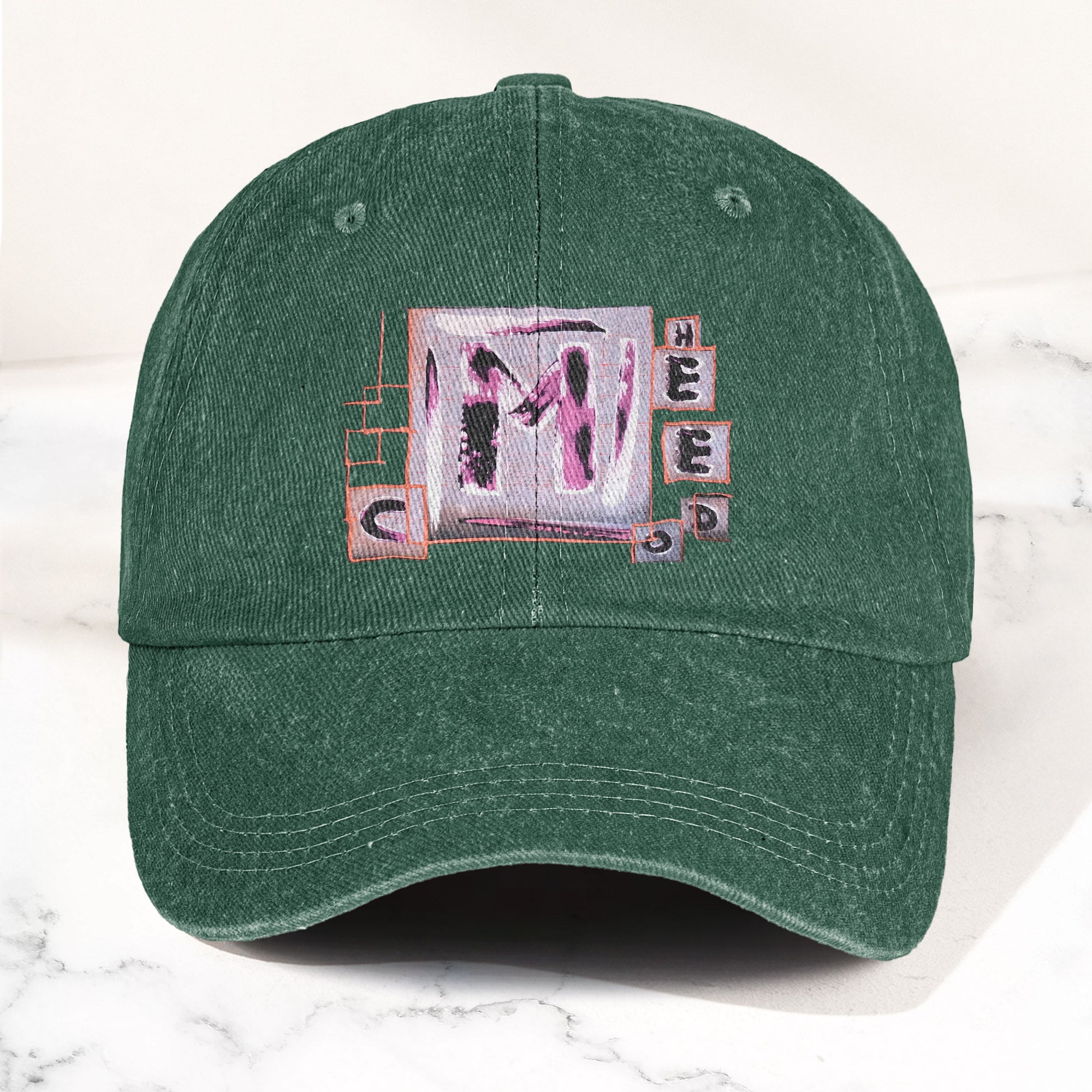 1990's Depeche Mode Rare! 1994 Tour Concert Denim Cap Vintage Music Merch Gift for Dad (With Box)