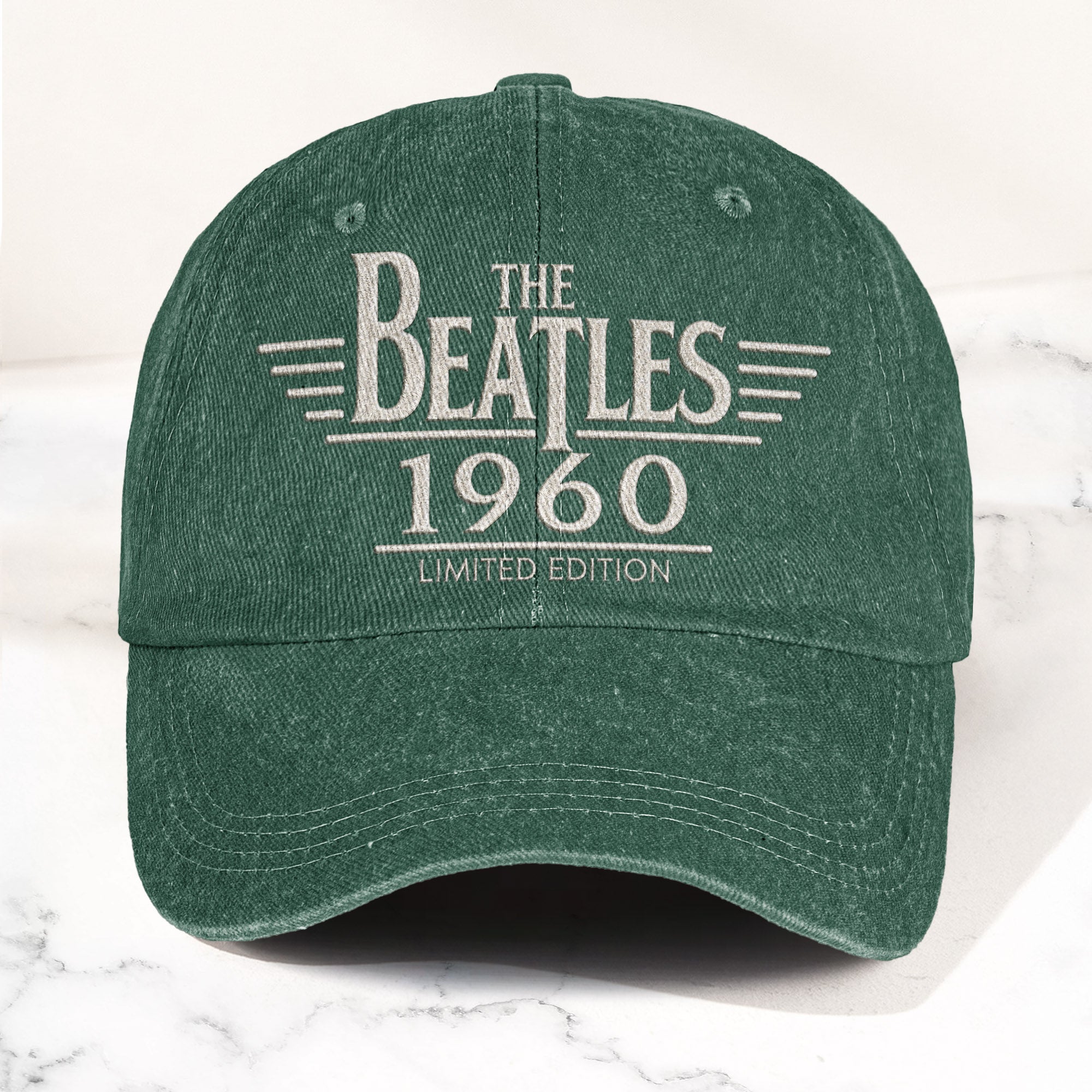 The Beatles 1960 Est Denim Cap Vintage Dad Cap Gift For Dad (With Box)